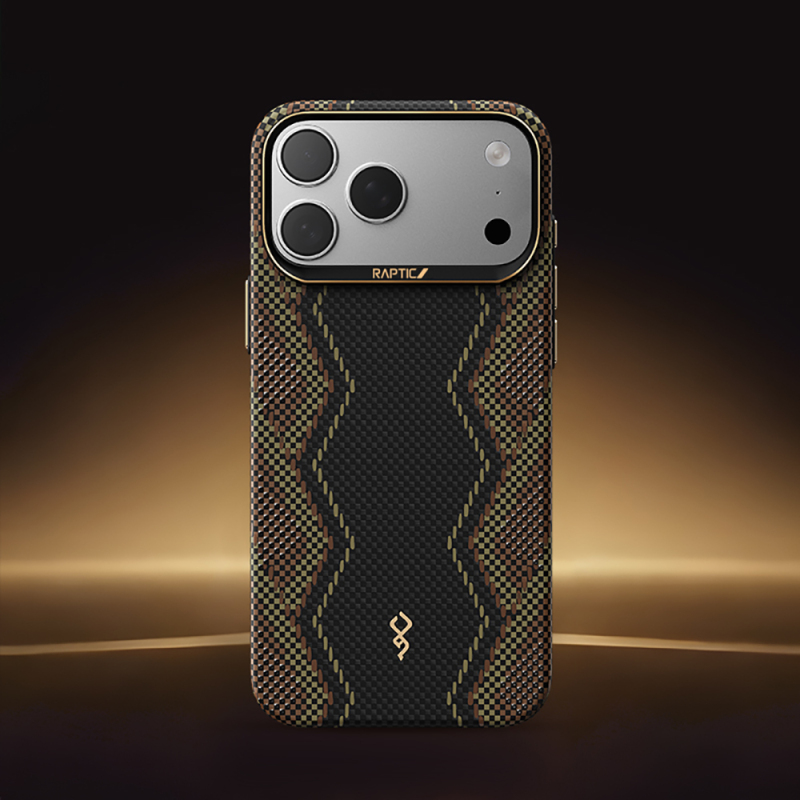 Apple iPhone 17 Pro Max Kılıf M-safe Şarj Özellikli Raptic Aramid Skin Scepter Serisi Kapak - 9