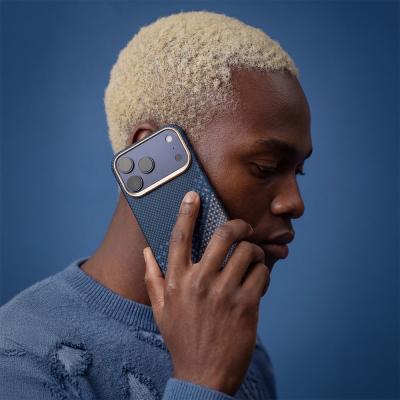 Apple iPhone 17 Pro Max Kılıf M-safe Şarj Özellikli Raptic Aramid Skin Serenity Serisi Kapak - 15