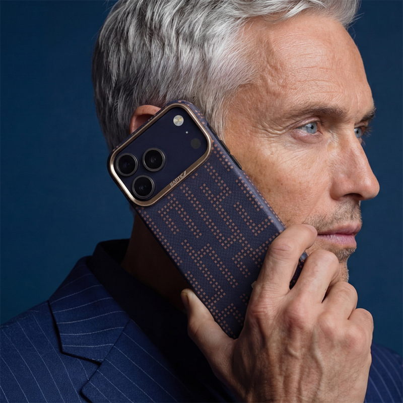 Apple iPhone 17 Pro Max Kılıf M-safe Şarj Özellikli Raptic Aramid Skin Serisi Kapak - 21