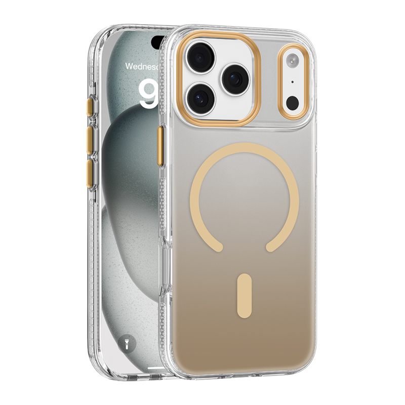 Apple iPhone 17 Pro Max Kılıf M-safe Şarj Özellikli Sararmaya Karşı Dayanıklı Mutural Icesense Serisi Kapak - 5