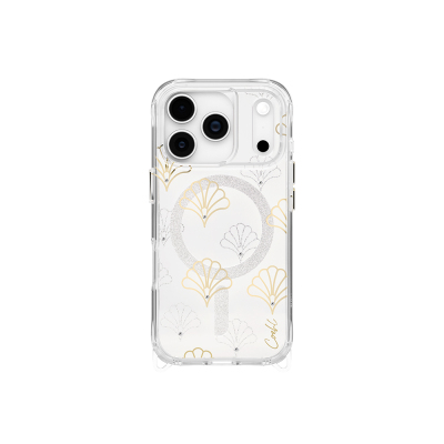 Apple iPhone 17 Pro Max Kılıf M-safe Şarj Özellikli Şeffaf Desenli Arka Yüzey Coehl Maree Kapak - 1
