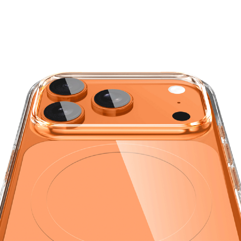 Apple iPhone 17 Pro Max Kılıf M-safe Şarj Özellikli Şeffaf Tasarımlı Wlons Apple Kapak - 7