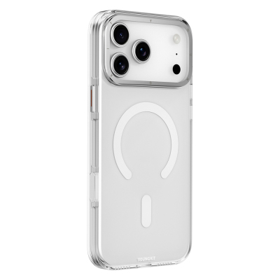 Apple iPhone 17 Pro Max Kılıf M-safe Şarj Özellikli Şeffaf Youngkit Crystal Shield Serisi Kapak - 6