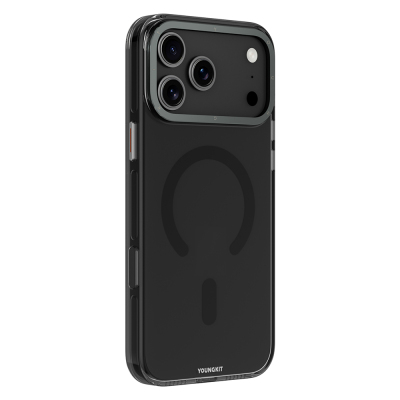 Apple iPhone 17 Pro Max Kılıf M-safe Şarj Özellikli Şeffaf Youngkit Crystal Shield Serisi Kapak - 7