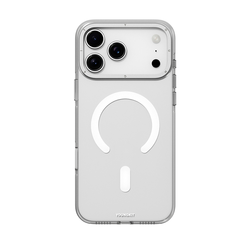 Apple iPhone 17 Pro Max Kılıf M-safe Şarj Özellikli Şeffaf Youngkit Crystal Shield Serisi Kapak - 1