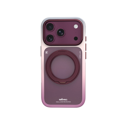 Apple iPhone 17 Pro Max Kılıf M-safe Şarj Özellikli Sert PC Wlons Arvox Standlı Kapak - 4