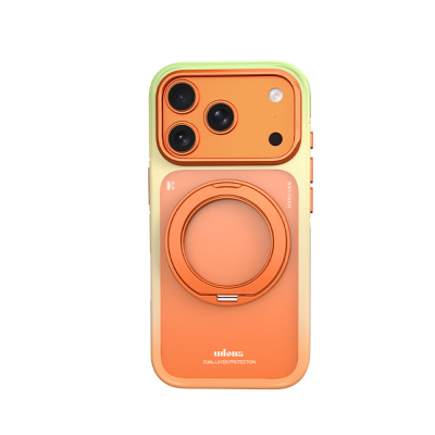 Apple iPhone 17 Pro Max Kılıf M-safe Şarj Özellikli Sert PC Wlons Arvox Standlı Kapak - 3
