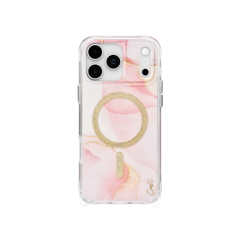 Apple iPhone 17 Pro Max Kılıf M-safe Şarj Özellikli Simli Magnetik Coehl Aeris Kapak - 2