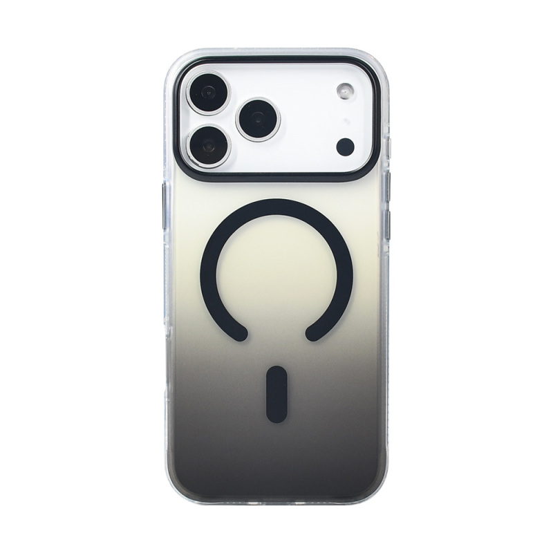 Apple iPhone 17 Pro Max Kılıf M-safe Şarj Özellikli Transparan Renk Geçişli Zore Toros Kapak - 14