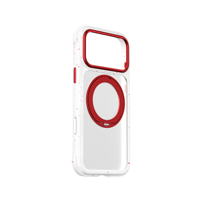 Apple iPhone 17 Pro Max Kılıf M-safe Şarj Özellikli Wiwu AA-203 AeroArmor Ultra Serisi Airbag Tasarımlı Standlı Kapak - 15