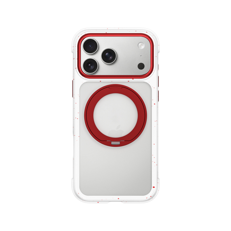 Apple iPhone 17 Pro Max Kılıf M-safe Şarj Özellikli Wiwu AA-203 AeroArmor Ultra Serisi Airbag Tasarımlı Standlı Kapak - 16