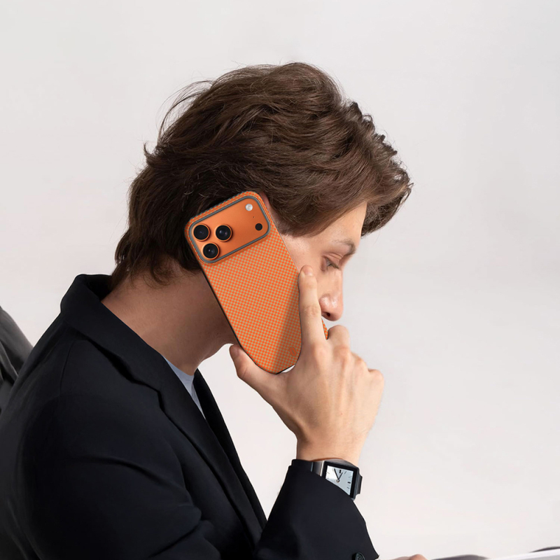 Apple iPhone 17 Pro Max Kılıf M-safe Şarj Özellikli Wiwu DCC-208 Aramid Armor Kapak - 10