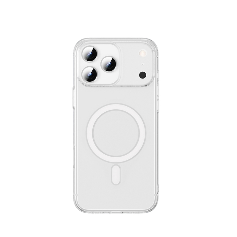 Apple iPhone 17 Pro Max Kılıf M-safe Şarj Özellikli Wiwu YXK-207 Invisible Pro Sert PC Kapak - 4