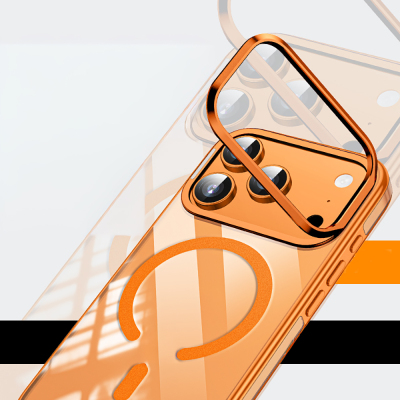 Apple iPhone 17 Pro Max Kılıf M-safe Şarj Özellikli Wlons Standlı Efsane Kapak - 9