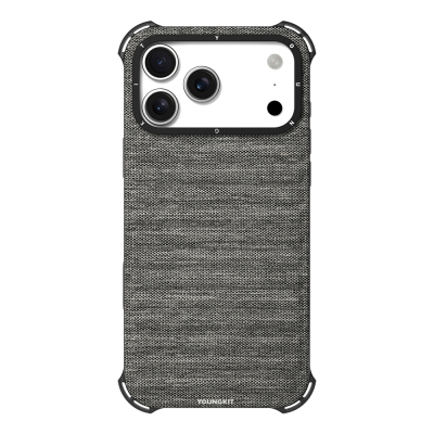 Apple iPhone 17 Pro Max Kılıf M-safe Şarj Özellikli Youngkit Canvas Serisi Kapak - 5