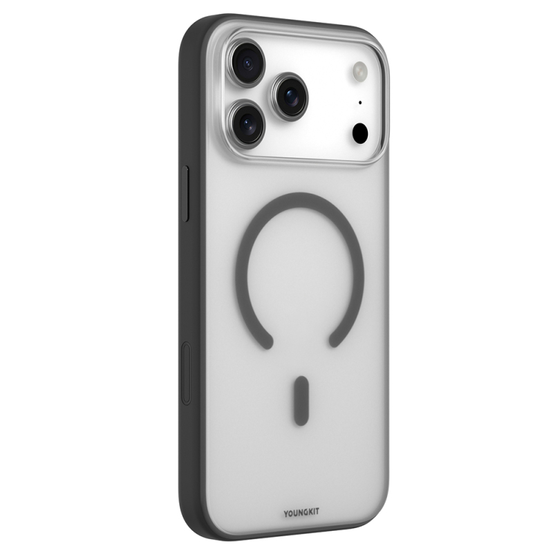 Apple iPhone 17 Pro Max Kılıf M-safe Şarj Özellikli Youngkit Clear Serisi Kapak - 6