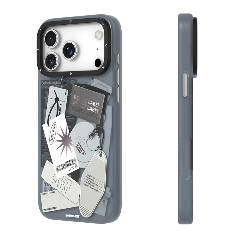 Apple iPhone 17 Pro Max Kılıf M-Safe Şarj Özellikli Youngkit Different Dimension Serisi Kapak - 9