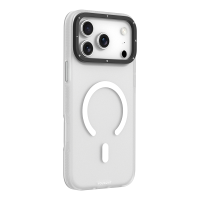 Apple iPhone 17 Pro Max Kılıf M-safe Şarj Özellikli Youngkit Hidden Sand Serisi Kapak - 6