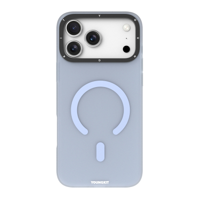 Apple iPhone 17 Pro Max Kılıf M-safe Şarj Özellikli Youngkit Hidden Sand Serisi Kapak - 4