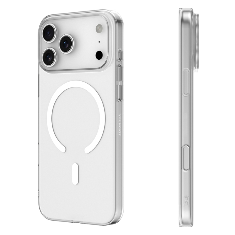 Apple iPhone 17 Pro Max Kılıf M-safe Şarj Özellikli Youngkit High Definition Serisi Kapak - 2