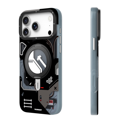 Apple iPhone 17 Pro Max Kılıf M-safe Şarj Özellikli Youngkit Starship Serisi Kapak - 6
