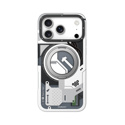 Apple iPhone 17 Pro Max Kılıf M-safe Şarj Özellikli Youngkit Starship Serisi Kapak - 5
