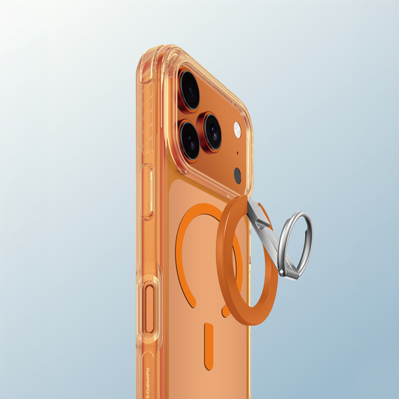 Apple iPhone 17 Pro Max Kılıf M-safe Şarj Özellikli Yüzük Standlı Amazingthing Titan Pro Serisi Kapak - 15