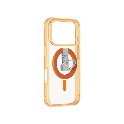 Apple iPhone 17 Pro Max Kılıf M-safe Şarj Özellikli Yüzük Standlı Amazingthing Titan Pro Serisi Kapak - 20