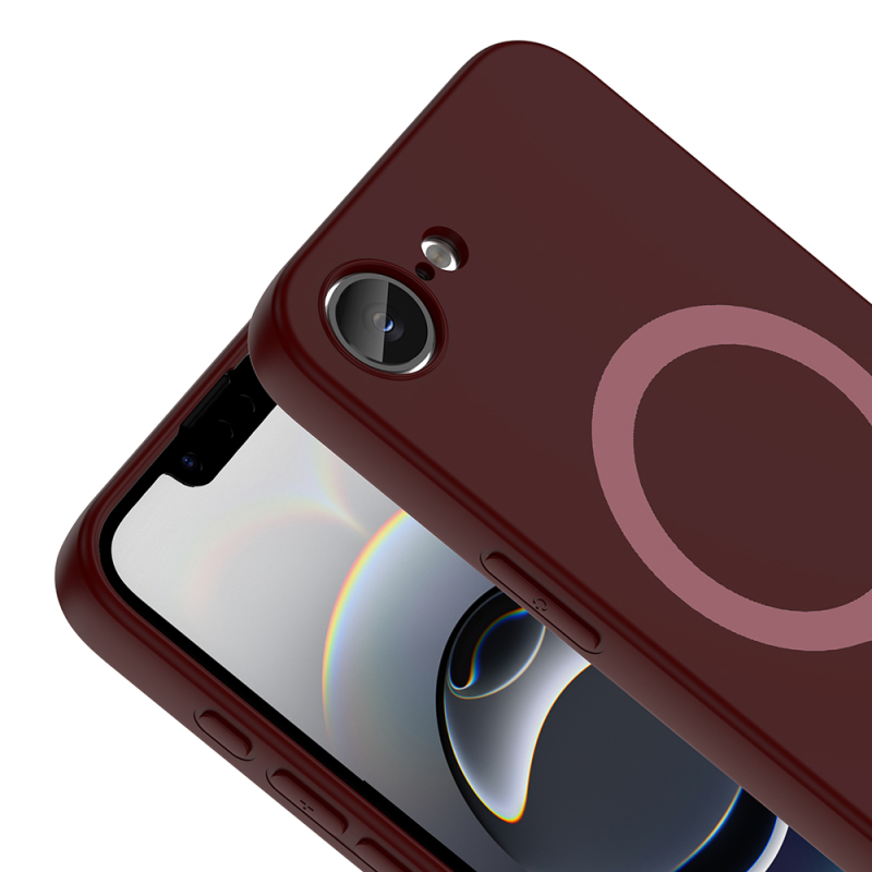 Apple iPhone 17 Pro Max Kılıf M-Safe Şarj Özellikli Zore Aris Silikon Kapak - 8