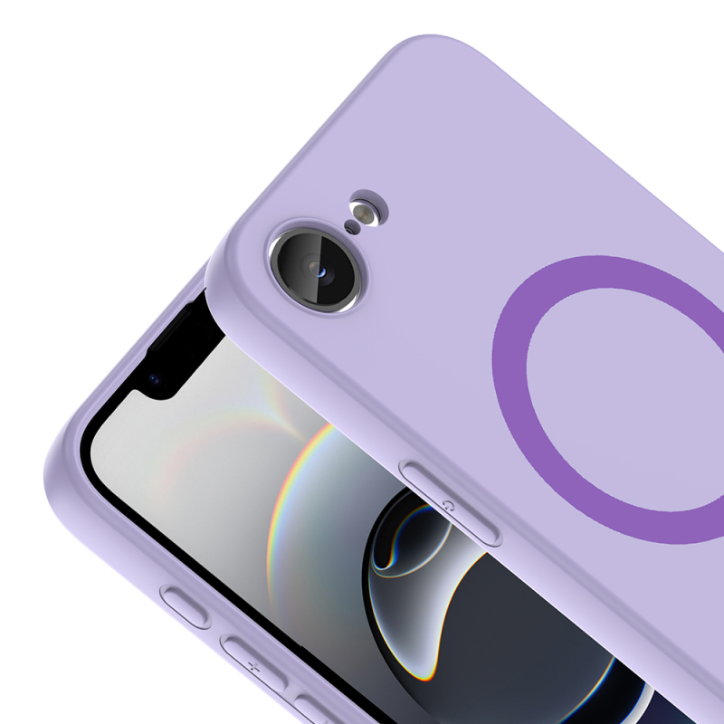 Apple iPhone 17 Pro Max Kılıf M-Safe Şarj Özellikli Zore Aris Silikon Kapak - 23