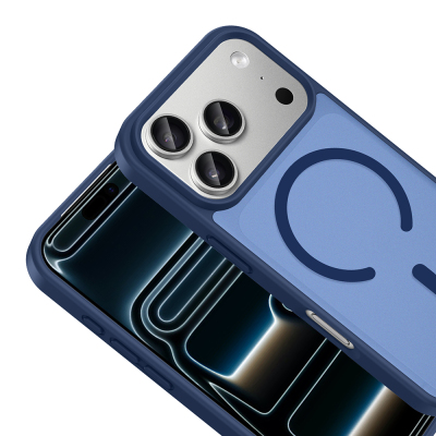 Apple iPhone 17 Pro Max Kılıf M-safe Şarj Özellikli Zore Babet Kapak - 14