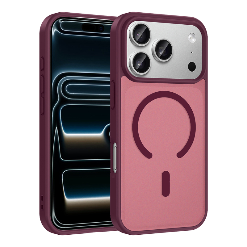 Apple iPhone 17 Pro Max Kılıf M-safe Şarj Özellikli Zore Babet Kapak - 8