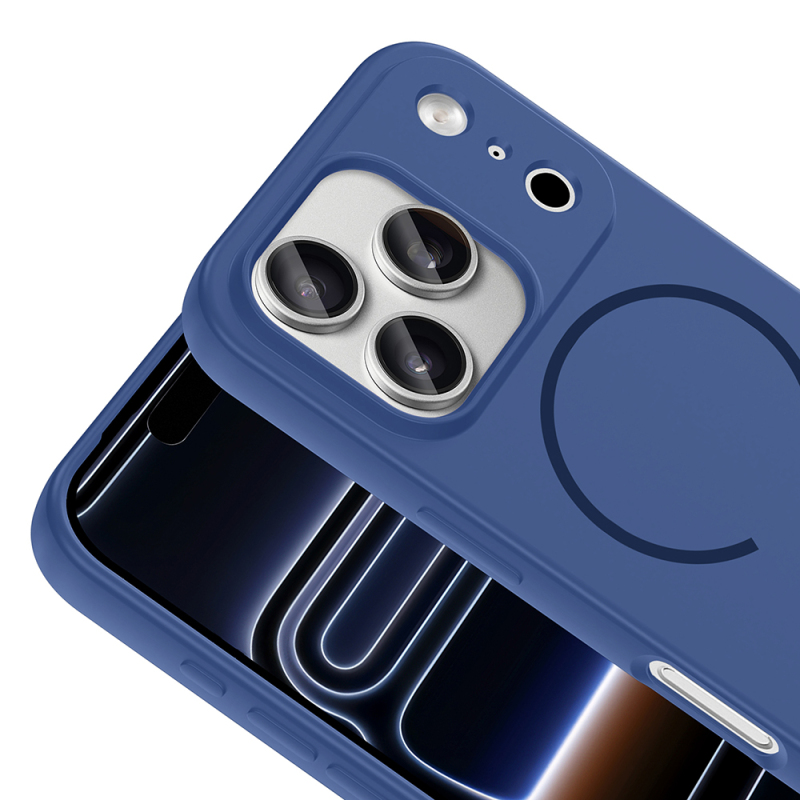 Apple iPhone 17 Pro Max Kılıf M-safe Şarj Özellikli Zore Meta Kapak - 16