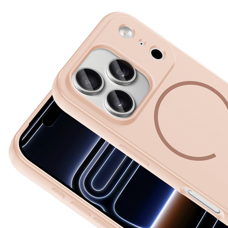 Apple iPhone 17 Pro Max Kılıf M-safe Şarj Özellikli Zore Meta Kapak - 19