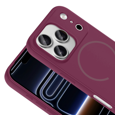 Apple iPhone 17 Pro Max Kılıf M-safe Şarj Özellikli Zore Meta Kapak - 20