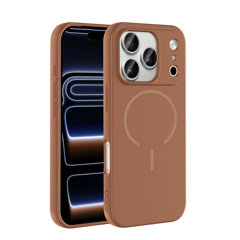 Apple iPhone 17 Pro Max Kılıf M-safe Şarj Özellikli Zore Meta Kapak - 6