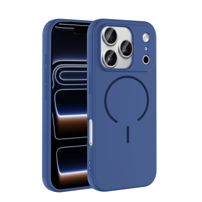 Apple iPhone 17 Pro Max Kılıf M-safe Şarj Özellikli Zore Meta Kapak - 7