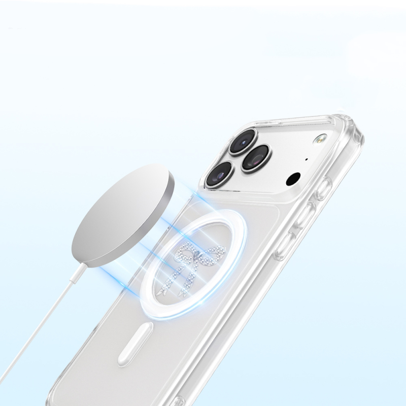 Apple iPhone 17 Pro Max Kılıf M-Safe Şarj Özellikli Zore Paris Mova Sert PC Kapak - 5