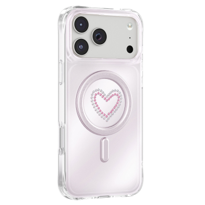 Apple iPhone 17 Pro Max Kılıf M-Safe Şarj Özellikli Zore Paris Mova Sert PC Kapak - 3