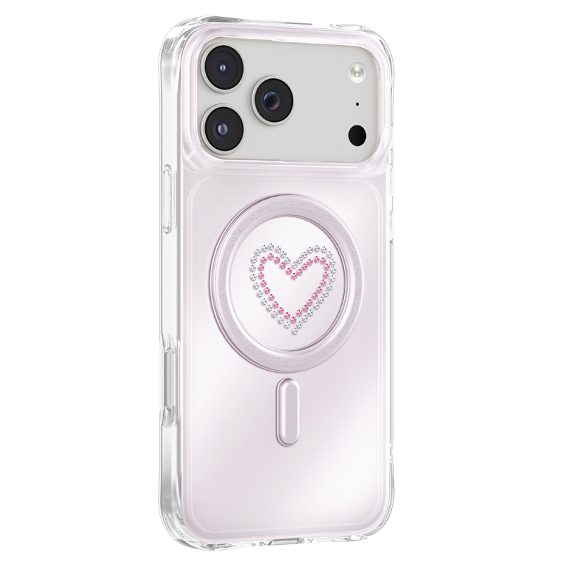 Apple iPhone 17 Pro Max Kılıf M-Safe Şarj Özellikli Zore Paris Mova Sert PC Kapak - 3