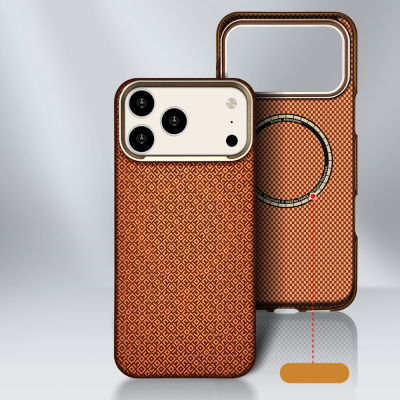 Apple iPhone 17 Pro Max Kılıf M-Safe Şarj Özellikli Zore Vax Sert PC Kapak - 10
