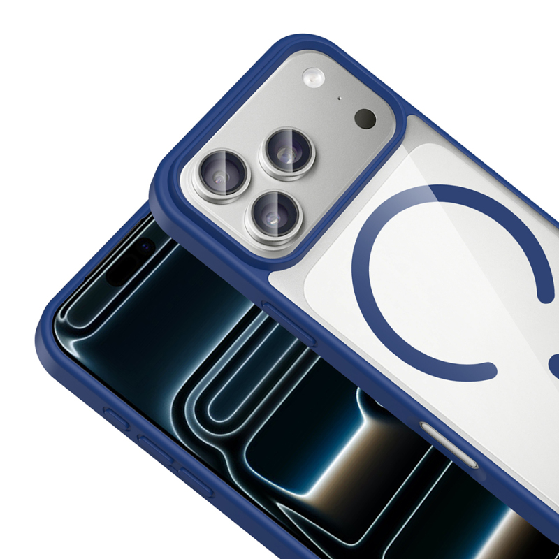 Apple iPhone 17 Pro Max Kılıf M-safe Wireless Şarj Özellikli Silikon Zore Ege Kapak - 9