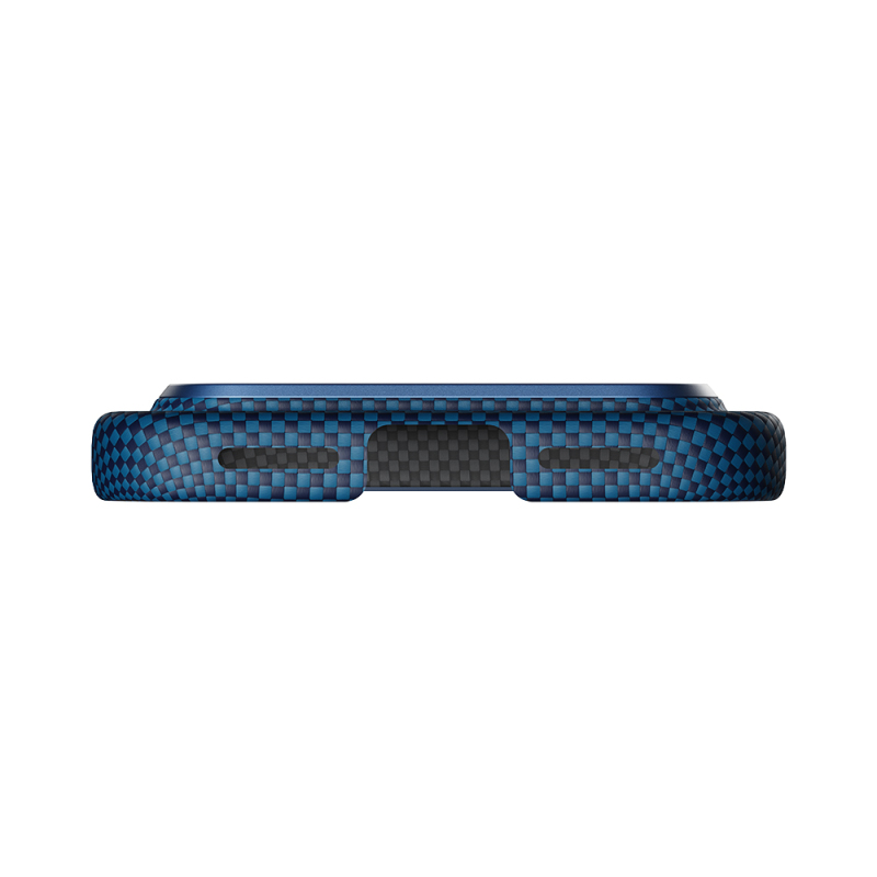 Apple iPhone 17 Pro Max Kılıf Magsafe Şarj Özellikli Aramid Fiber Pitaka Tactile Woven Starpeak Serisi Milky Way Galaxy Kapak - 6