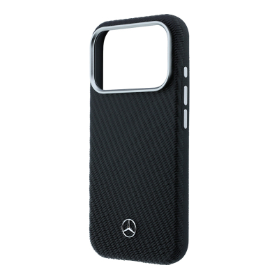 Apple iPhone 17 Pro Max Kılıf Mercedes Benz Orjinal Lisanslı M-safe Şarj Özellikli 3D Metal Logolu Wrap Wood Deri Kapak - 6