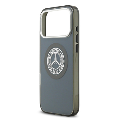 Apple iPhone 17 Pro Max Kılıf Mercedes Benz Orjinal Lisanslı M-safe Şarj Özellikli Çift Katmanlı PC Nostaljik Yıldız Dizayn Kapak - 28