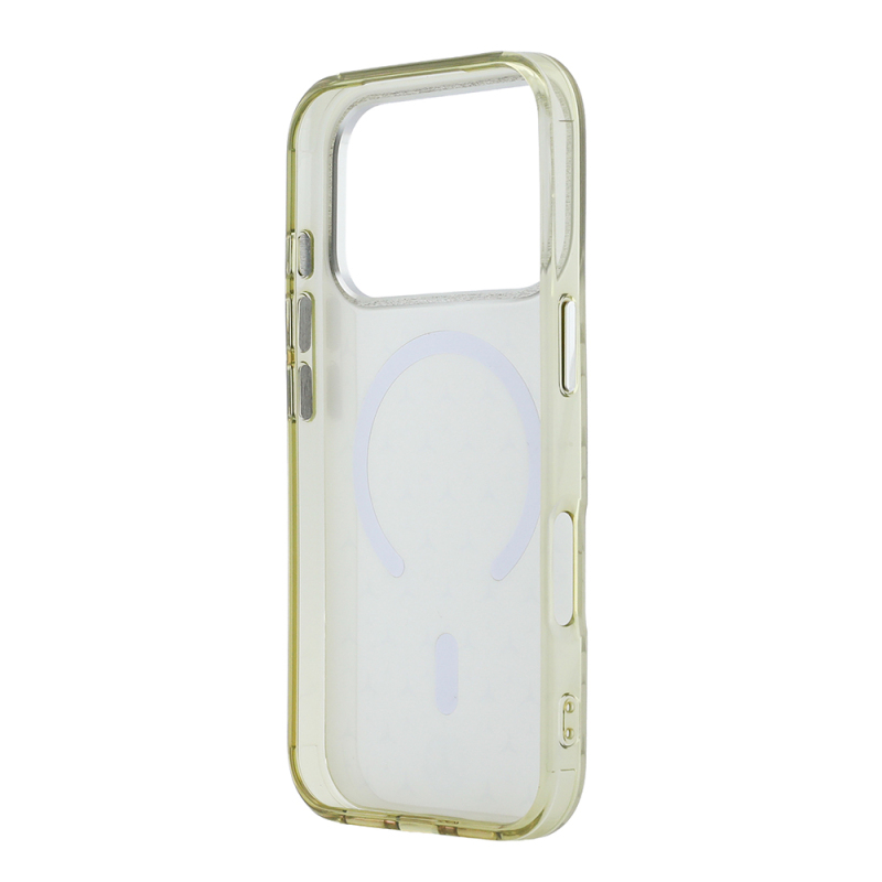 Apple iPhone 17 Pro Max Kılıf Mercedes Benz Orjinal Lisanslı M-Safe Şarj Özellikli Çift Katmanlı Yıldız Desenli Dizayn Kapak - 7