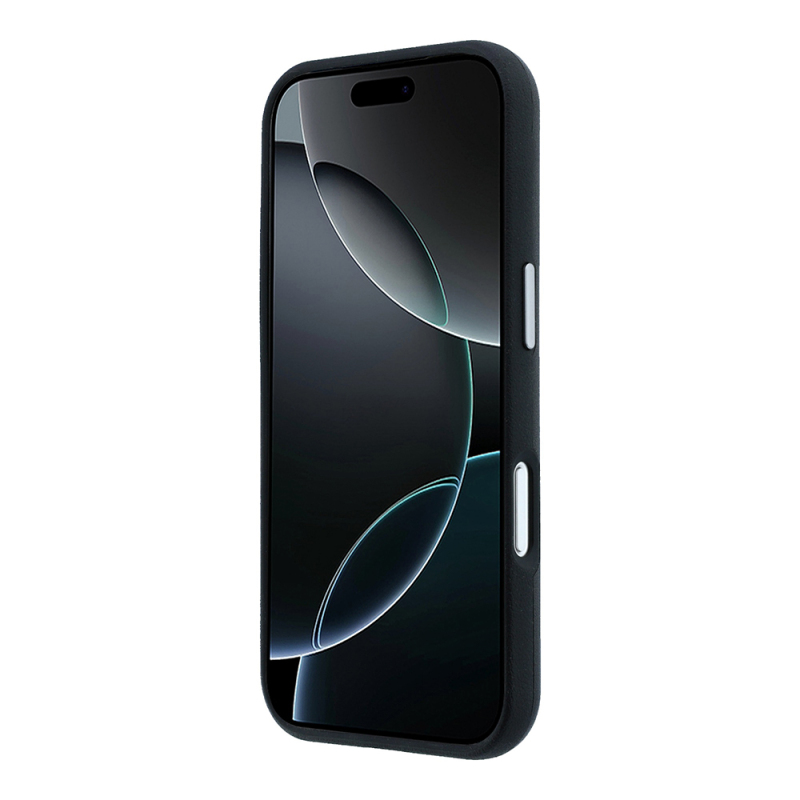 Apple iPhone 17 Pro Max Kılıf Mercedes Benz Orjinal Lisanslı M-safe Şarj Özellikli Metal Yıldız Logolu Çizgili Deri Kapak - 5