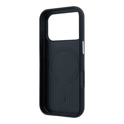 Apple iPhone 17 Pro Max Kılıf Mercedes Benz Orjinal Lisanslı M-safe Şarj Özellikli Metal Yıldız Logolu Çizgili Deri Kapak - 7