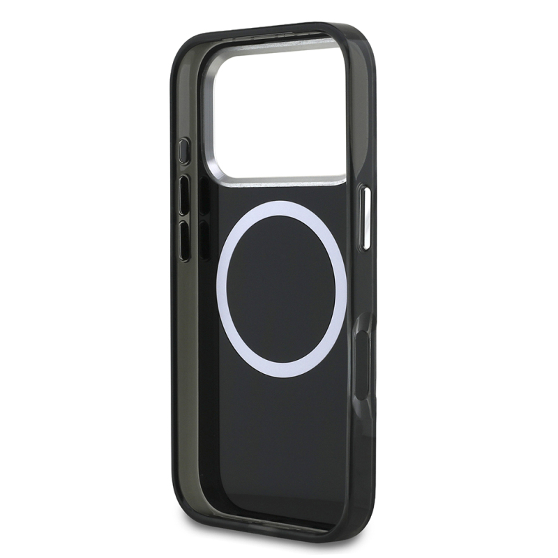 Apple iPhone 17 Pro Max Kılıf Orjinal Lisanslı M-safe Şarj Özellikli Karl Lagerfeld IML Baskılı Monogram Dizayn Kapak - 8