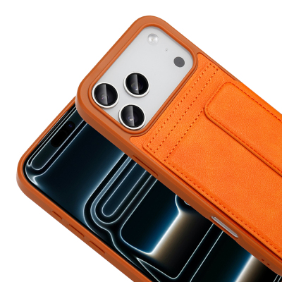 Apple iPhone 17 Pro Max Kılıf PU Deri Kartlıklı Zore Sevilla Kapak - 8